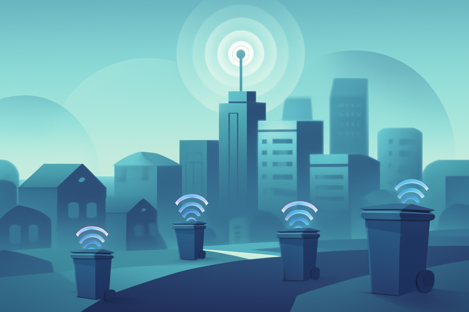سبع بلديات وشبكة واحدة: نموذج LoRaWAN المشترك