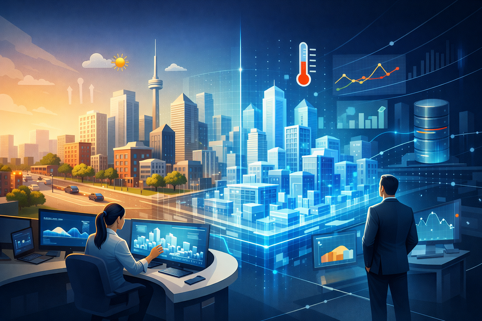نسخة رقمية تتنفس مع المدينة: كيف يصبح «التوأم الرقمي الحضري» غرفة قيادة تختبر القرارات قبل تنفيذها؟